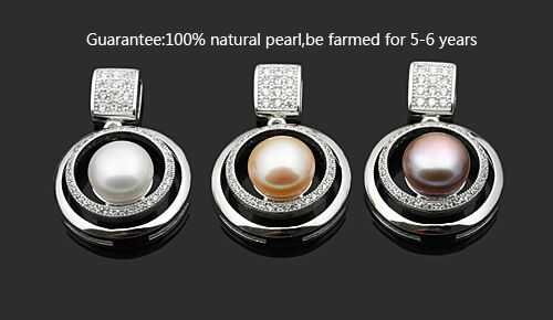 Natural FreshWater Pearl, Nice Design Earrings, Necklace Big Pearl Set, 10-11mm