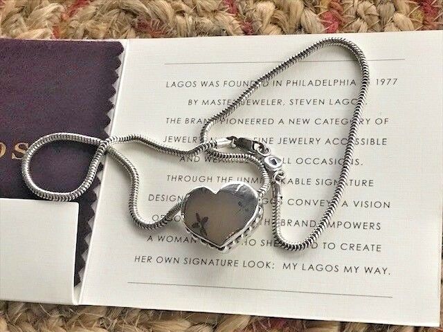 Steven Lagos Caviar Puffy Heart 925 Necklace