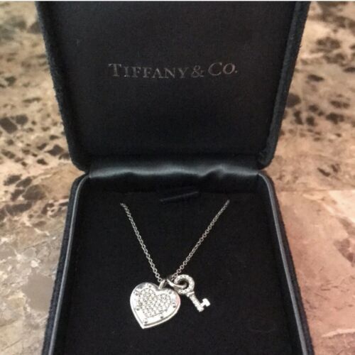Tiffany & Co Diamond Love Heart Key Tag