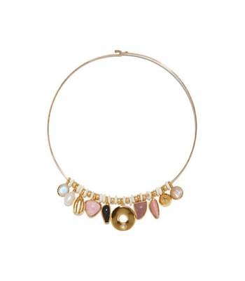 NEW LIZZIE FORTUNATO WOMENS ROSE BEST LADY NECKLACE