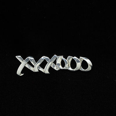 Signed Paloma Picasso Sterling Tiffany & Co. Kisses & Hugs 1980's Brooch XLNT