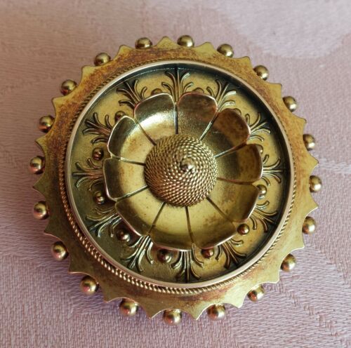 Antique Victorian 14 K Gold Brooch, Pin