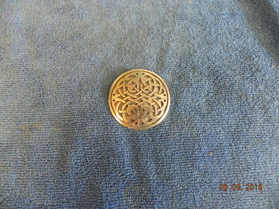 Celtic knots sterling silver pin or necklace made in Mexaco