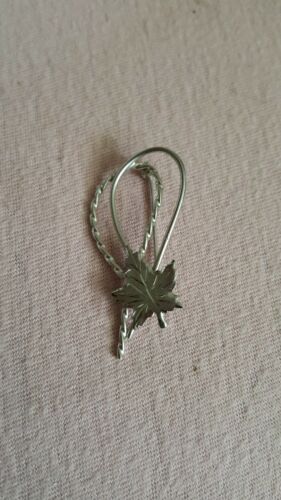 Sterling Silver Maple Leaf Brooch Pin
