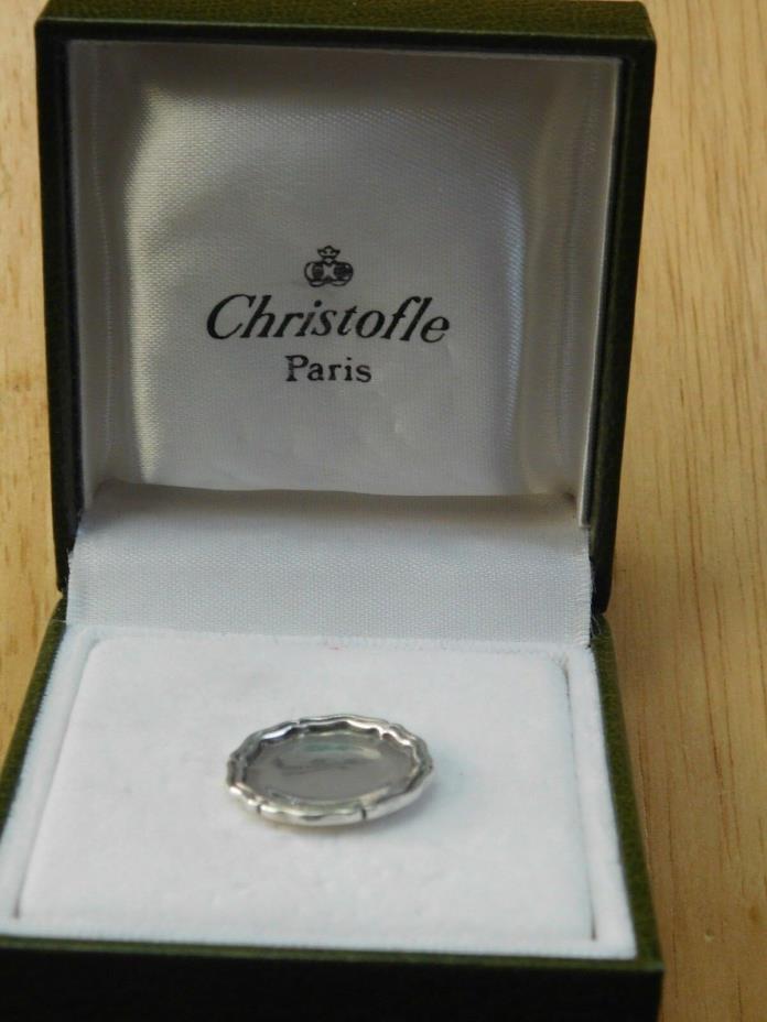 Christofle Sterling Silver Lapel Pin ~ with Box