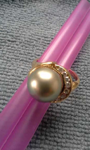 Pearl and Diamond Ring