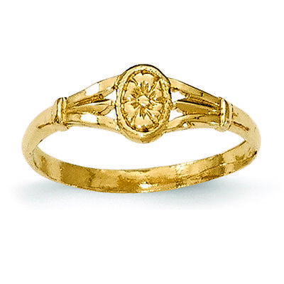 Baby and Children 14K Yellow Gold Oval Ring MSRP $137