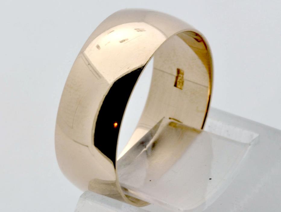 14k 583 European Rose Gold Band Ring