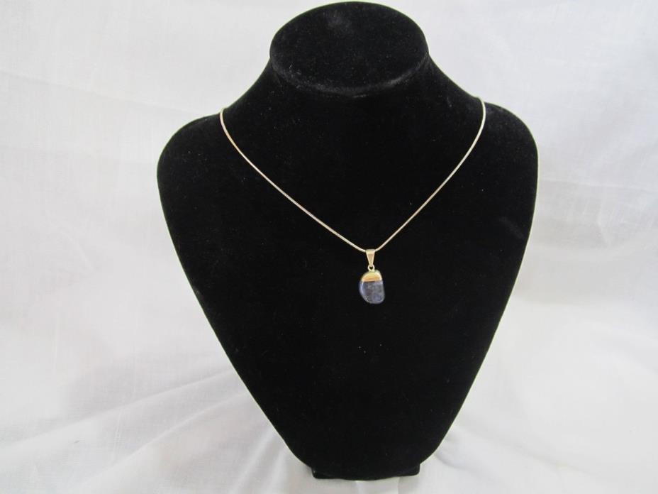 necklace sodalite stone
