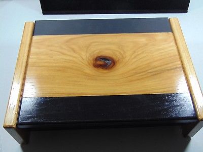 HAND CRAFTED WOOD JEWELRY BOX FOR MAN OR WOMAN  ( 11