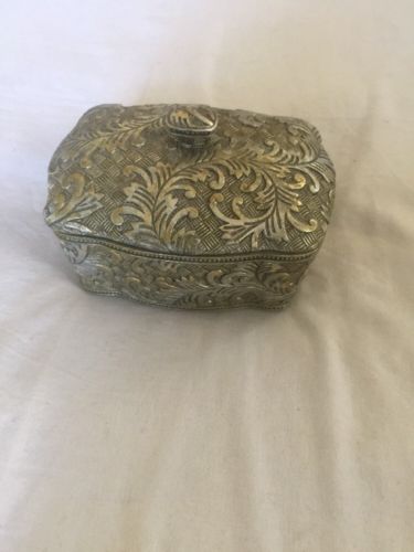 Vintage Silver Plated  Box