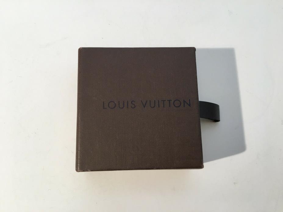 Authentic LOUIS VUITTON Brown Drawer Jewerly Box 2.5