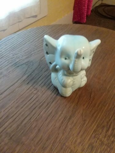 Vintage Ceramic Elephant Earring Jewelry Holder, ring holder, collectable