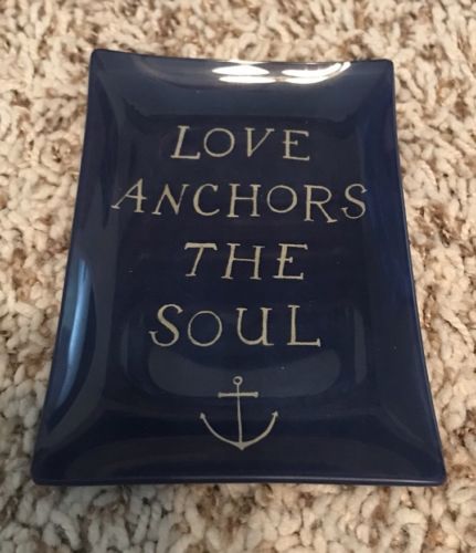 Love Anchors The Soul Jewelry Tray