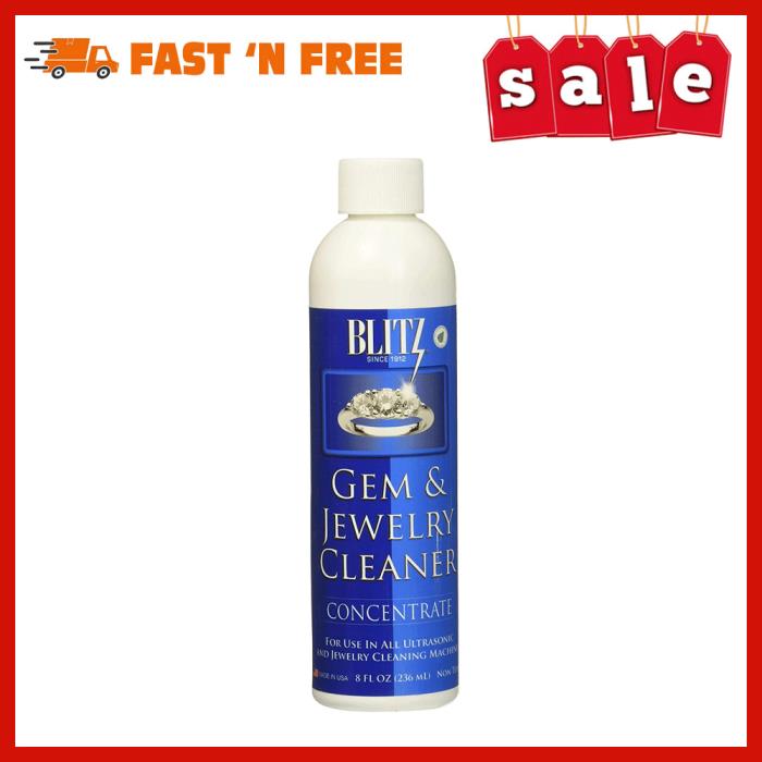 Blitz Gem Jewelry Cleaner Concentrate 8 Oz 2Pack