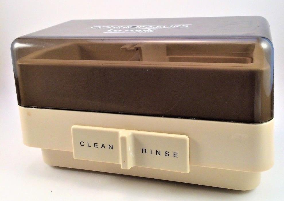 CONNOISSEURS LA SONIC  PLUS JEWELRY CLEANER CLEANS & RINSES GENTLY USED