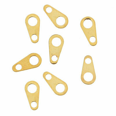 22K Gold Plated Chain Tags For Clasps  (20)