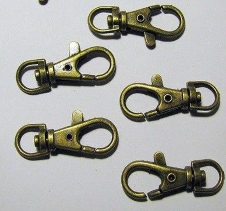 20 SWIVEL CLIPS~ Lobster Clasp 1.25