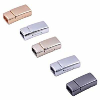 10 Sets 6.0mmx3.0mm Tiny Magnetic Jewelry Clasps For Bracelet Making, Mixed