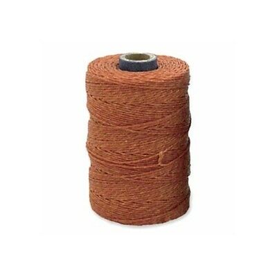 Irish Waxed Linen Thread Lt RUst Brown 43691 (50gr, 100y) 4Ply Cord Crawford