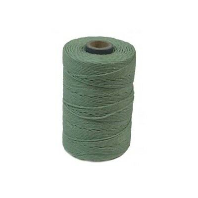 Irish Waxed Linen Thread Sage Green 43689 (50gr, 100y) 4Ply Cord Crawford