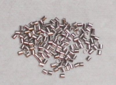 200 Silver Plated Crimps