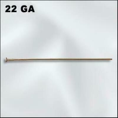 GF/H25/112 - Gold Filled 1 and 1/2 Inch Head Pins | Pkg 10
