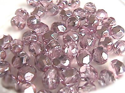 6mm FIRE POLISHED Faceted Round CZECH GLASS beads 97374