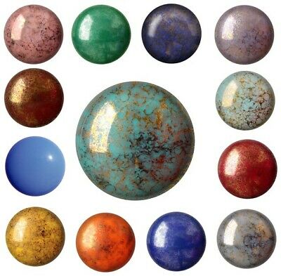 Cabochon Par Puca 25mm -Choose Color- (1 Piece) Czech Glass Cab