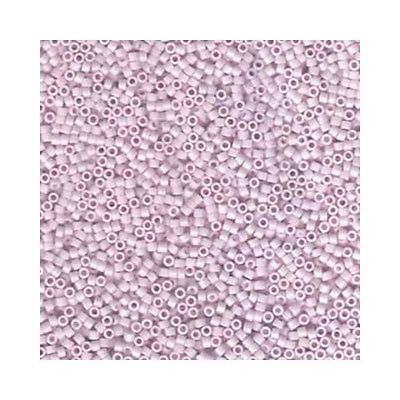 Delica Beads Miyuki 11/0 Seed Beads DB1494 Pale Rose Opaque Cylinder Tubes