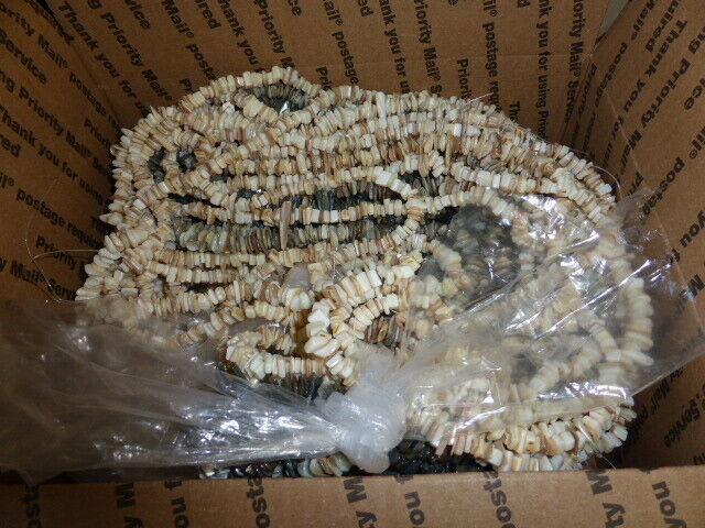 60+ strands mother of pearl shell nugget beads approx 32