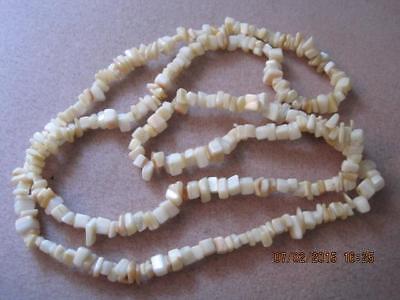 MOTHER OF PEARL Strand of Natural Stone Chip Beads for Jewelry Making 280 ?