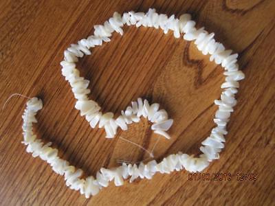 Wt. MOTHER OF PEARL Strand of Natural Stone Chip Beads for Jewelry Making 160 ?