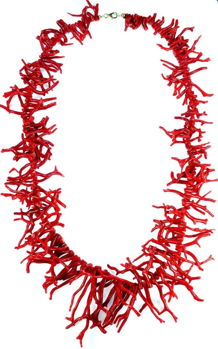 Italian Branch Coral Necklace