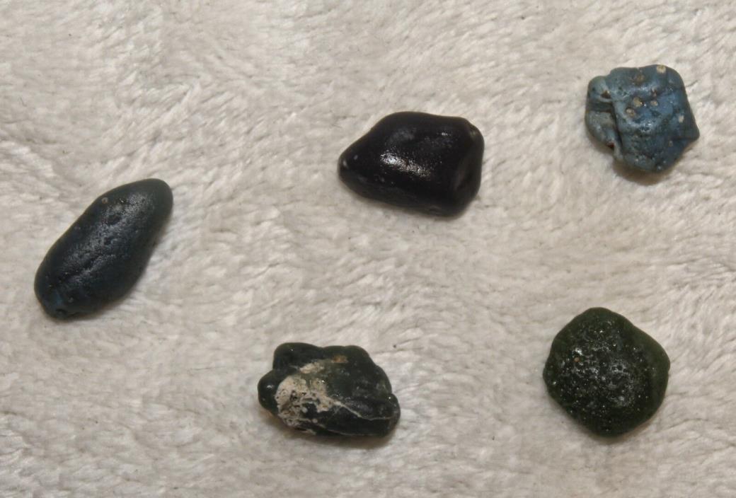 LELAND BLUE STONE~LAKE MICHIGAN~EXCELLENT JEWELRY SIZE~SET OF 5~ APROX. 1/2