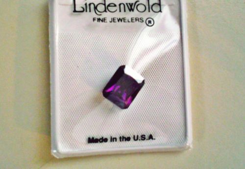 Quality Lindenwold Fine CZ Deep Purple Color 8x10mm Octagon Cut 5.5 Carat Sz