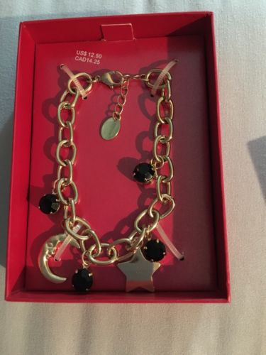 Claire's Girls Gold Plated Charm Bracelet New