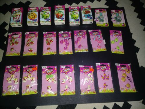 Shopkins Jewelry Sets lot of 22 earrings necklace nail polish GREAT PARTY FAVORS