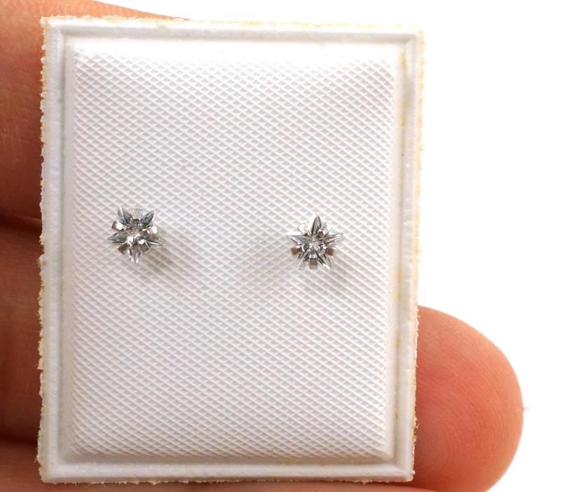 Little Cute Stars for Baby Toddler Girls Sterling Silver .925