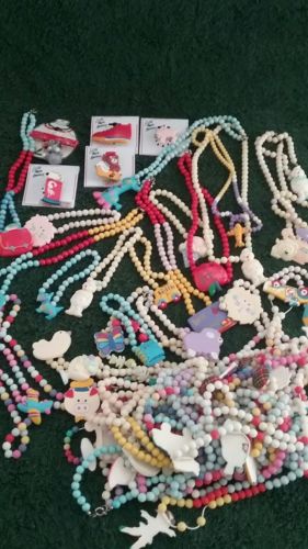 Children's Jewelry Lot Big Lot Pins Necklaces Bracelets