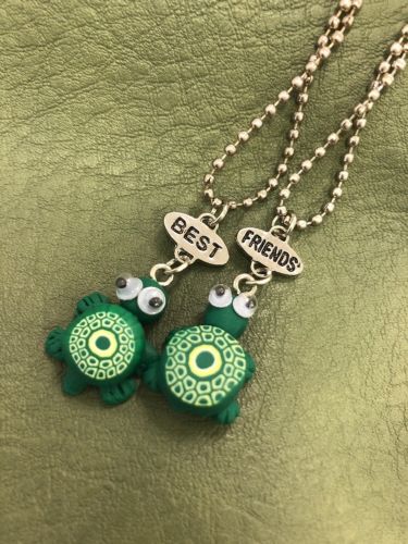 Turtle Friendship Necklace Set