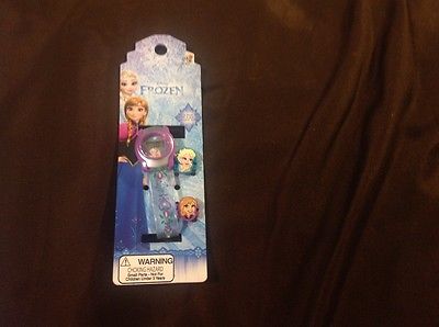Disney Frozen watch with slide-on characters - NWT