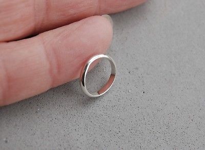 Sterling Silver Baby Ring Size 