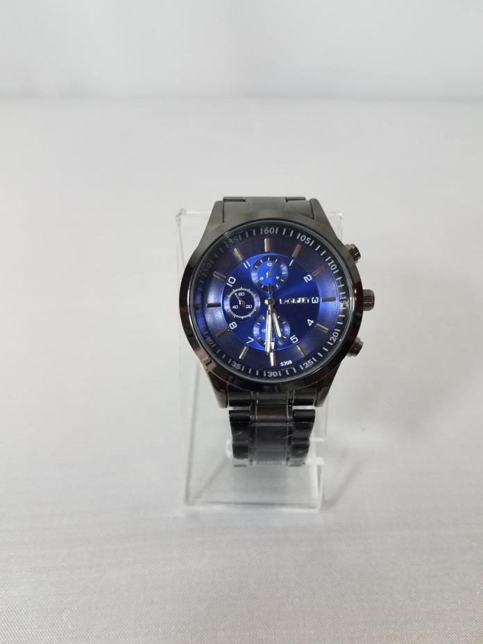 BOYS LAGMEEY STAINLESS STEEL BACK WATER RESISTANT 10M BLUE DIAL FACE