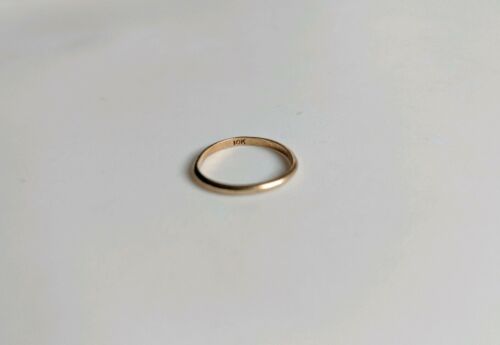 Vintage 10k Yellow Gold Baby Ring Size 1