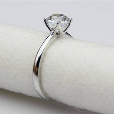 1.50Carat Floral Setting D/VVS1 Diamond Engagement Ring in 14K White Gold Over