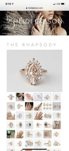Heidi Gibson Rhapsody Morganite Engagement Ring