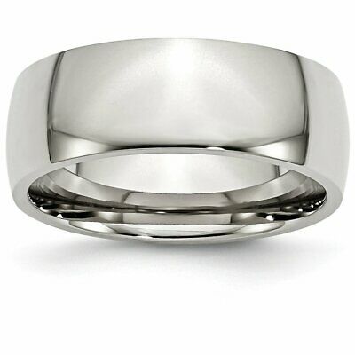 Goldia Men'S Stainless Steel Polished Wedding Band Ring