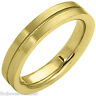 MENS WEDDING BAND ENGAGEMENT RING YELLOW GOLD SATIN FINISH MILGRAIN 4mm