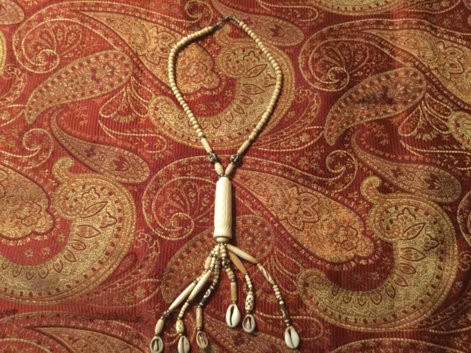 Bone necklace native design